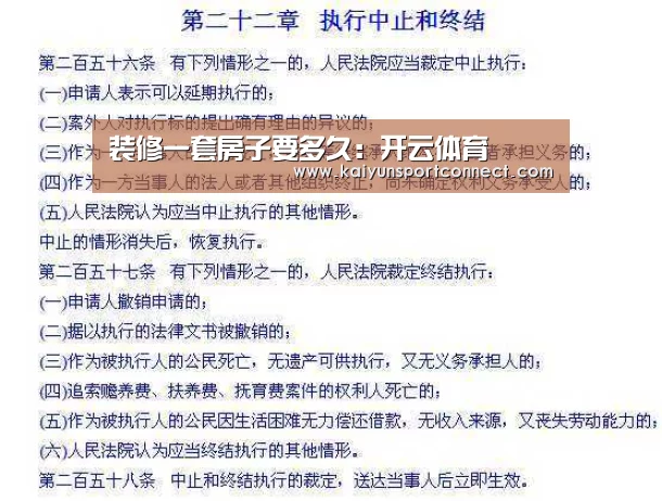 装修一套房子要多久：开云体育