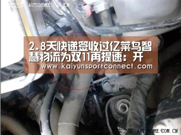 2.8天快递签收过亿菜鸟智慧物流为双11再提速:开云首页(图3) 开云首页